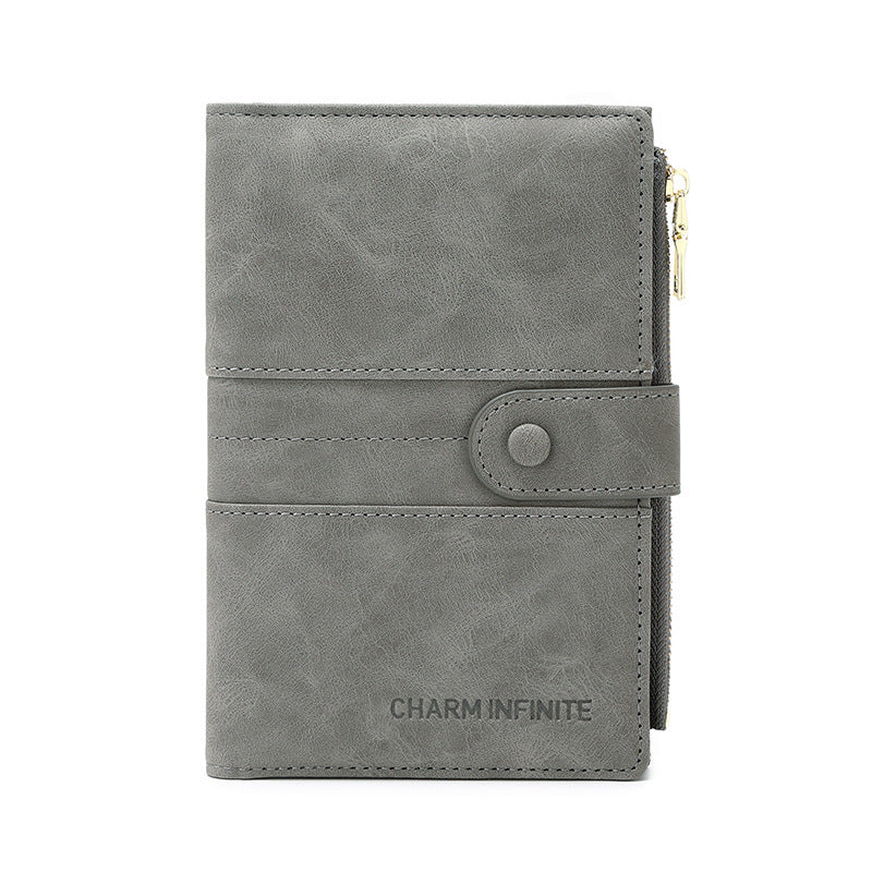 RFID passport holder in blue