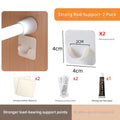 Support Rod Bracket [White 2 Pack]