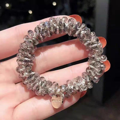 Chic Korean Pearl Hair Tie Bracelet Image 4