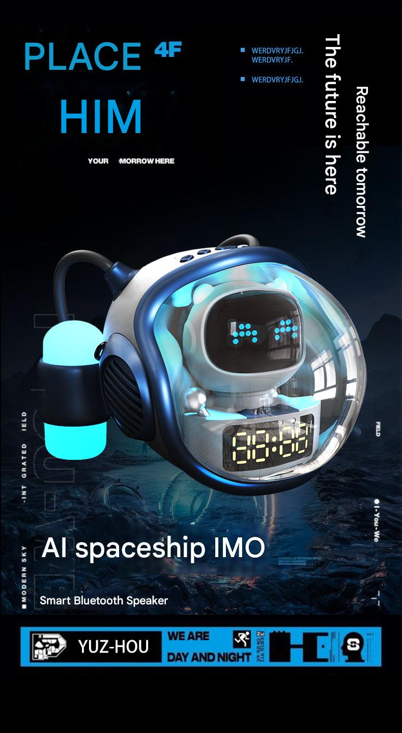 Bluetooth Speaker Alarm Clock front view