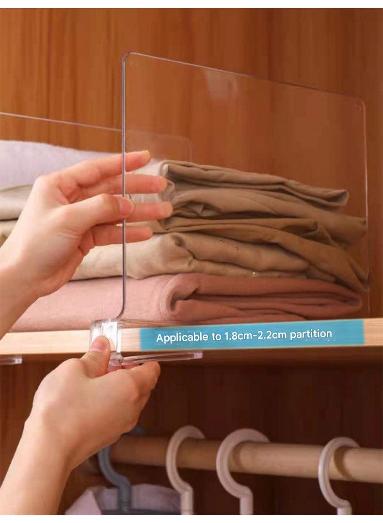 Transparent acrylic shelf organizer image 3