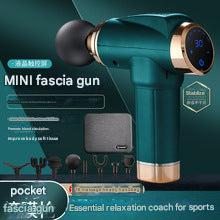 Image of the Portable Electric Massage Gun in use