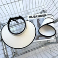 Milk White with Black Edge 3.0 Double-Sided Ice Silk