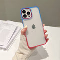 ⑤Upper dark blue and lower rose red