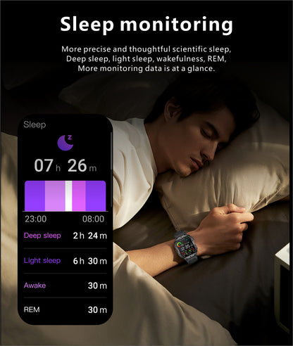 Men's smartwatch with health monitoring