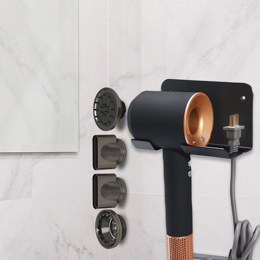 Compact hair dryer holder