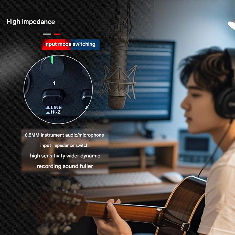 High-quality audio interface for streaming