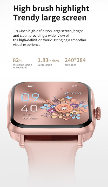 Waterproof smartwatch for fitness tracking