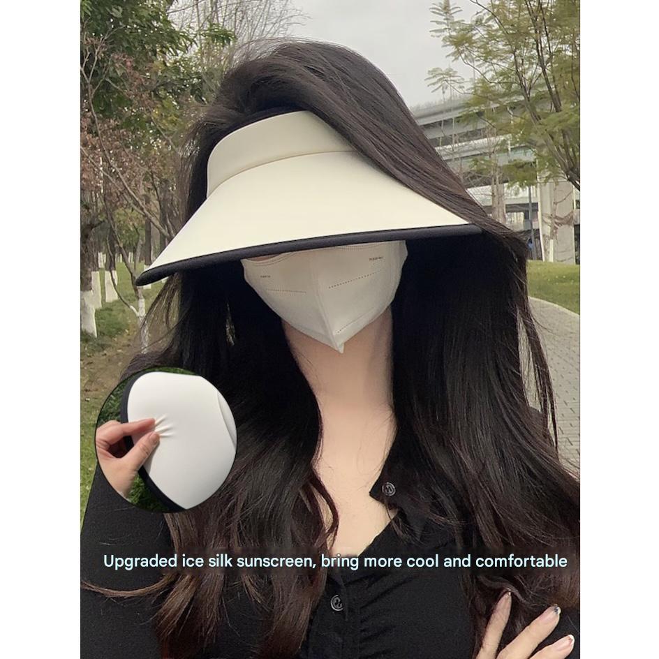 Breathable lightweight satin summer hat