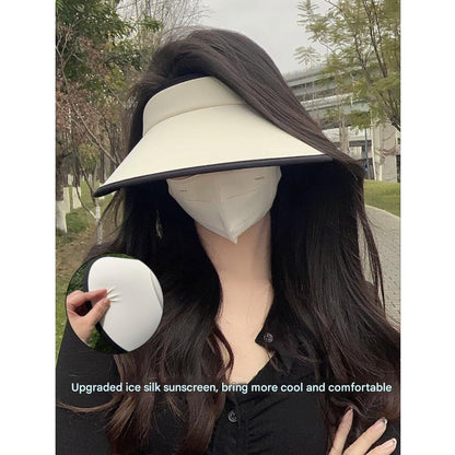 Breathable lightweight satin summer hat
