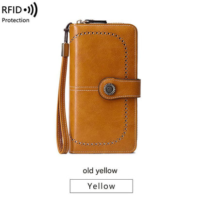 RFID blocking wallet organization demonstration