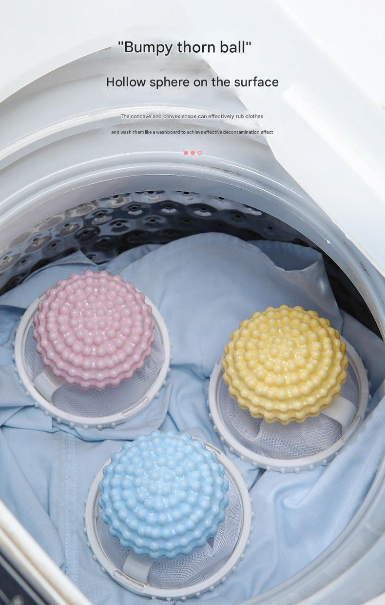 Colorful laundry cleaning ball