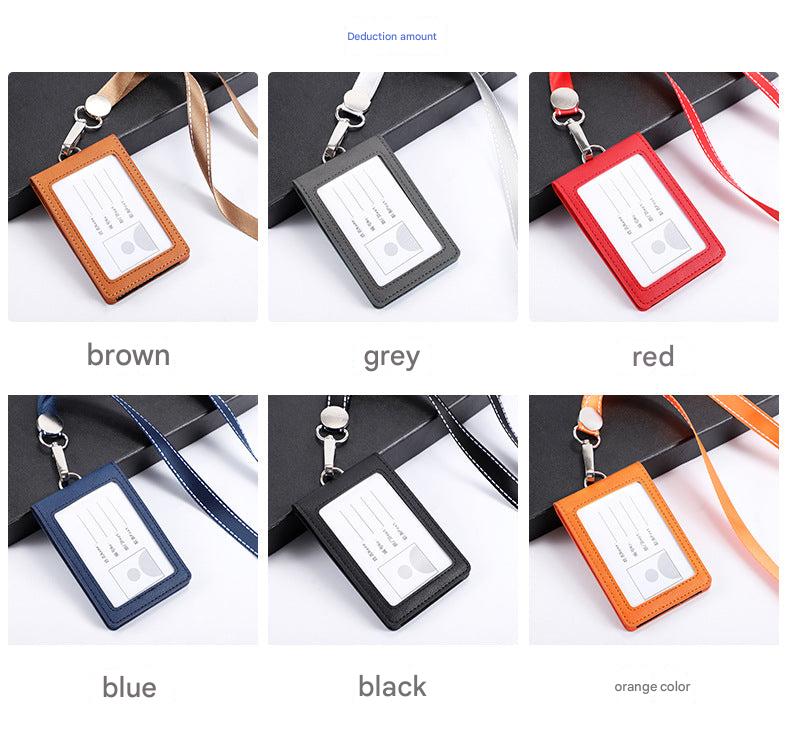 Color options for dual-card holder displayed