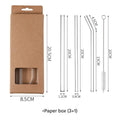 Box Set - [3 Straws + 1 Cleaning Brush] (Pack of 2)