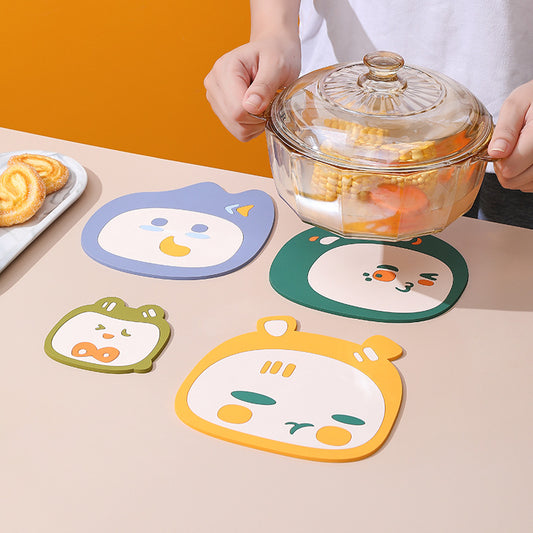 Colorful Cartoon Table Mat - Light Green