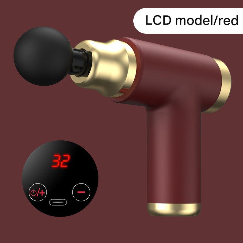 Image of the Portable Electric Massage Gun with charging cable